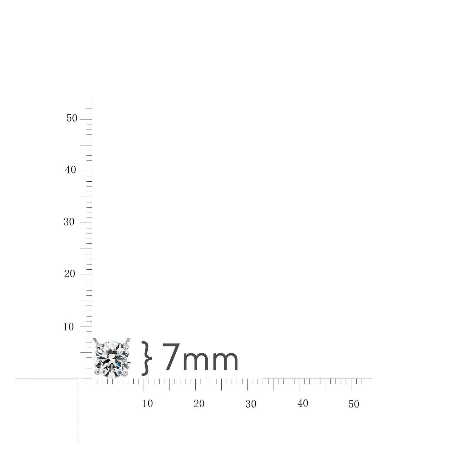 Rhodium Plated Sterling Silver CZ Solitaire Necklace