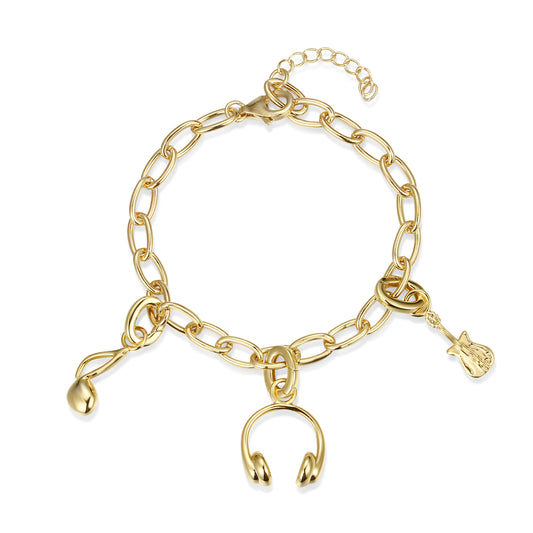 Sterling Silver Link It Charm Bracelet (Bracelet Only)