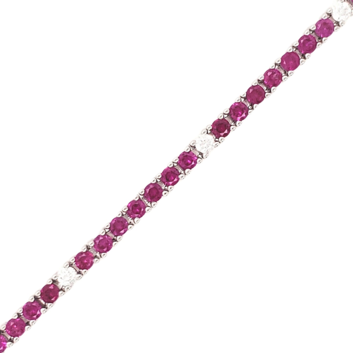 Sterling Silver Ruby, Emerald, and Sapphire Colored CZ Stone Bracelets - HK Jewels