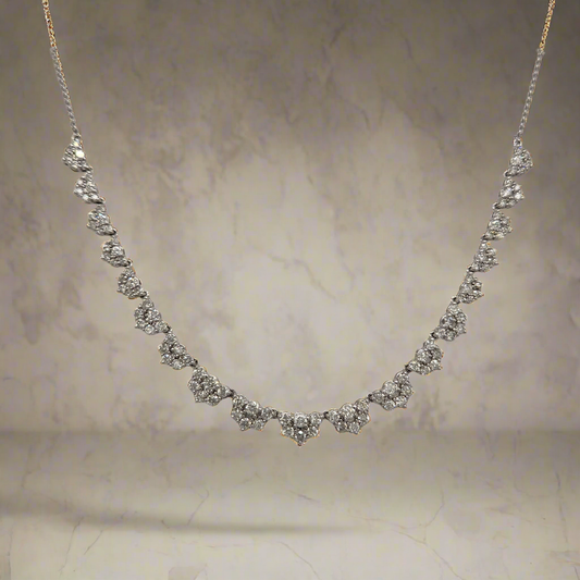 14K Gold Diamond Necklace