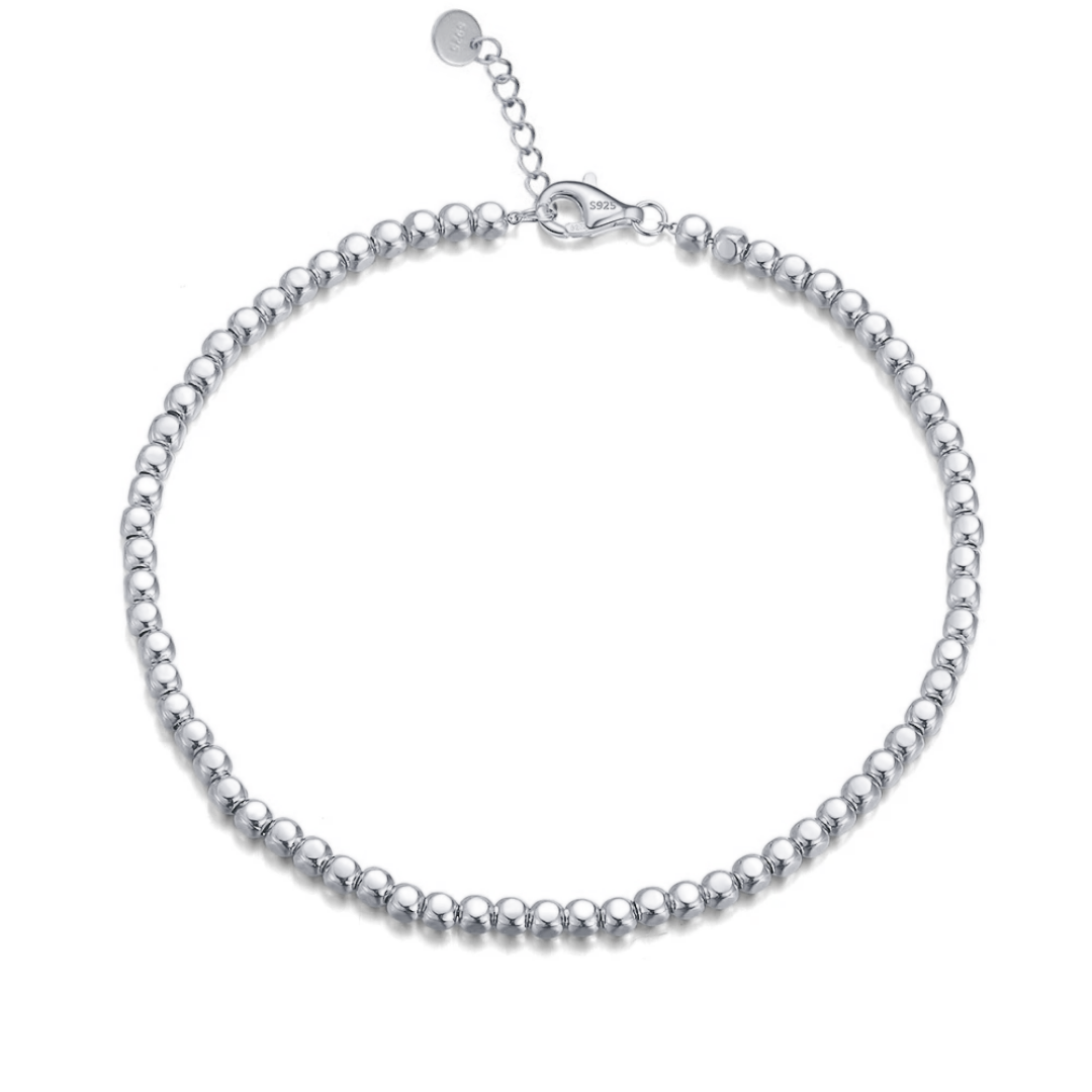 Sterling Silver Gold-Plated or Rhodium Plated Balls Bracelet