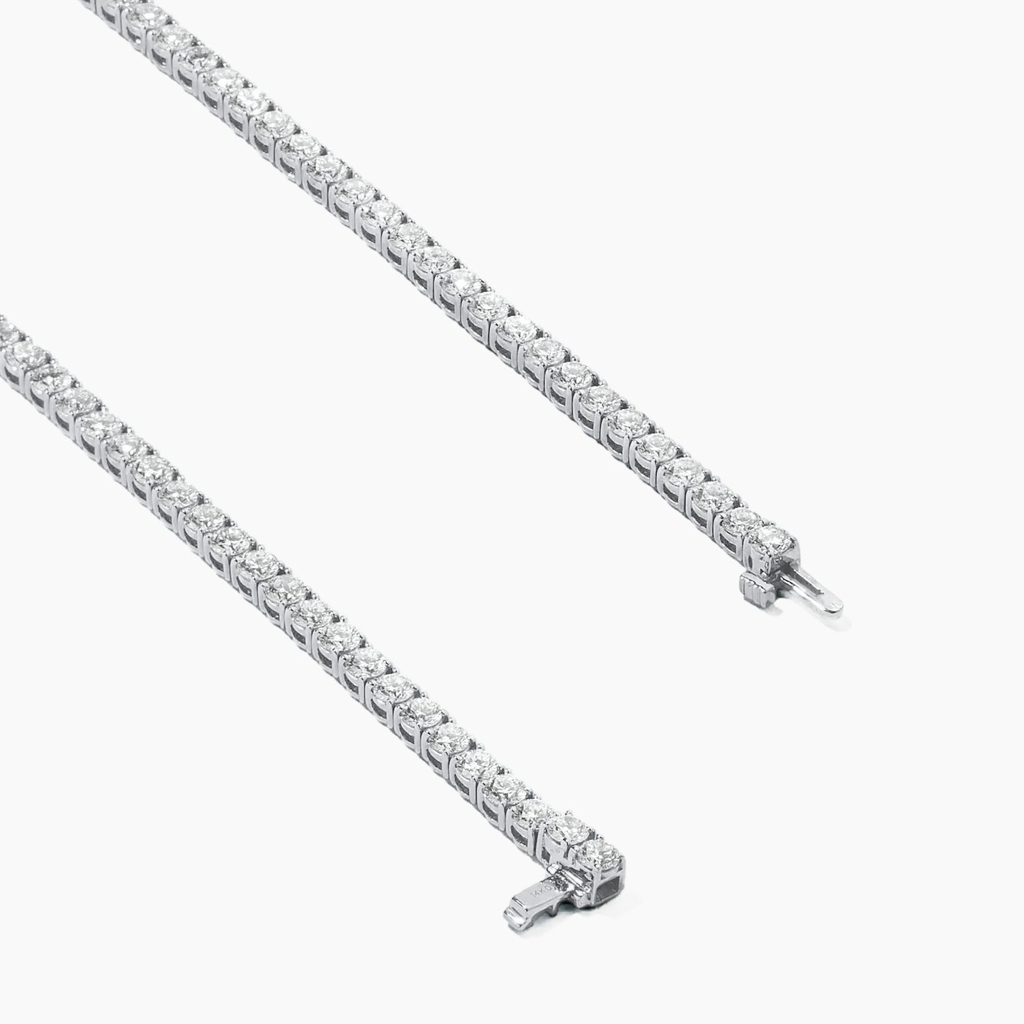 14k Gold Lab Grown Tennis Bracelet