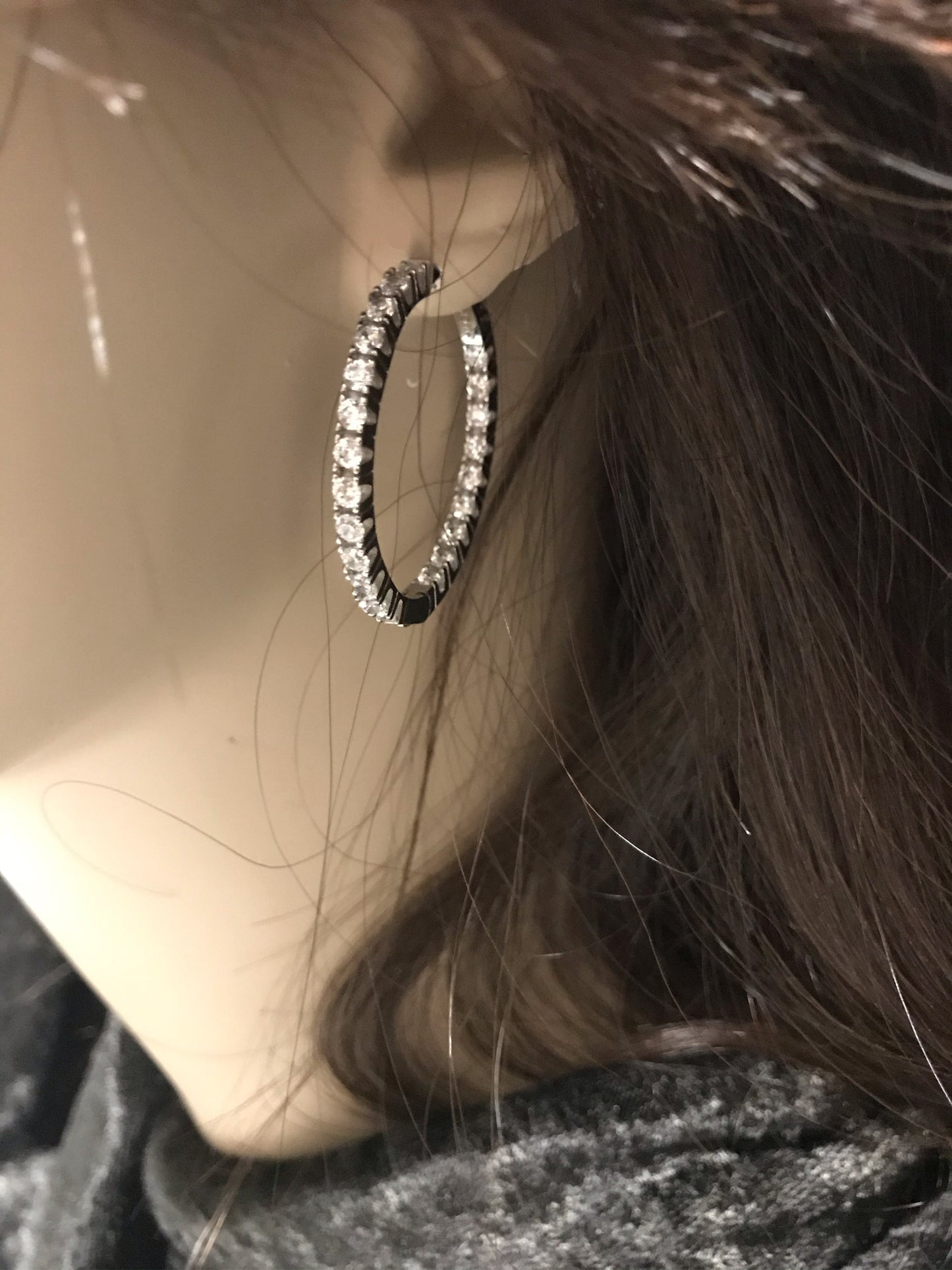 Sterling Silver Round Hoop Earrings - HK Jewels