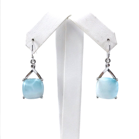 Sterling Silver Stone Earrings - HK Jewels