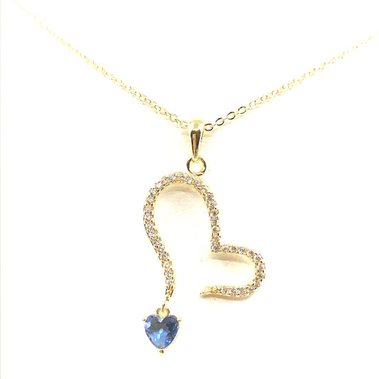 Open Heart Pendant - HK Jewels