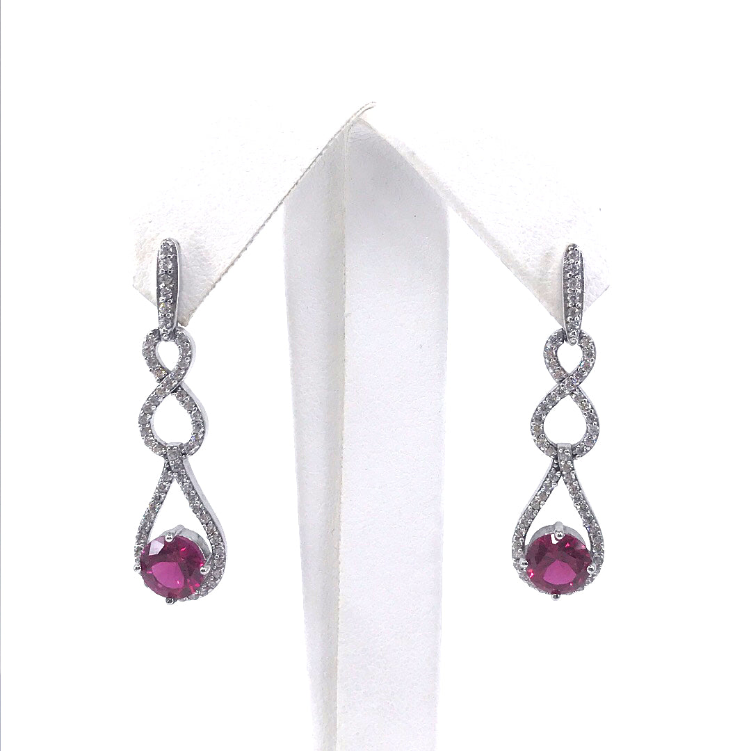 Sterling Silver Teardrop Earrings - HK Jewels