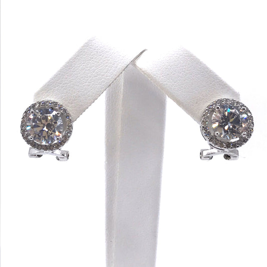 Sterling Silver CZ Studs - HK Jewels