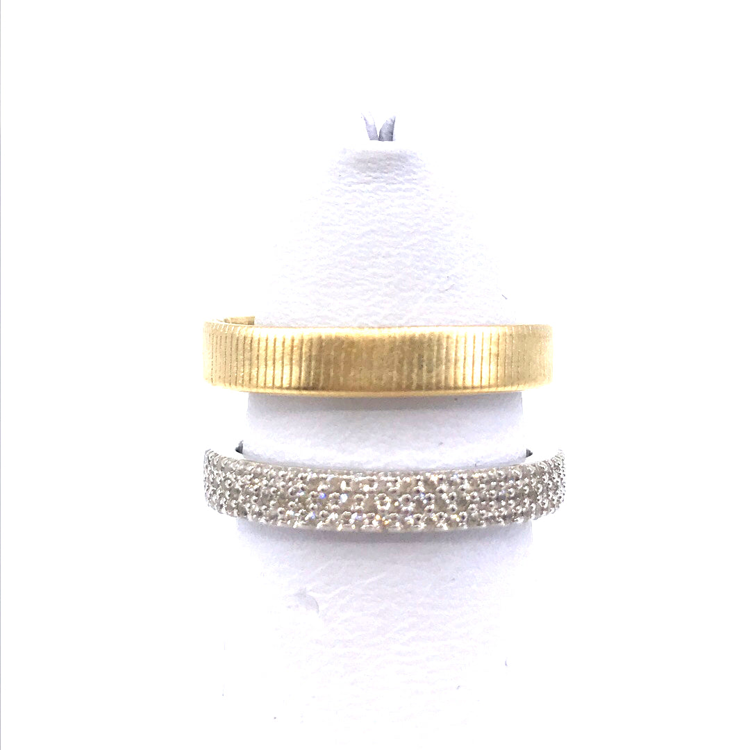 Sterling Silver Italian Plated Ring - HK Jewels