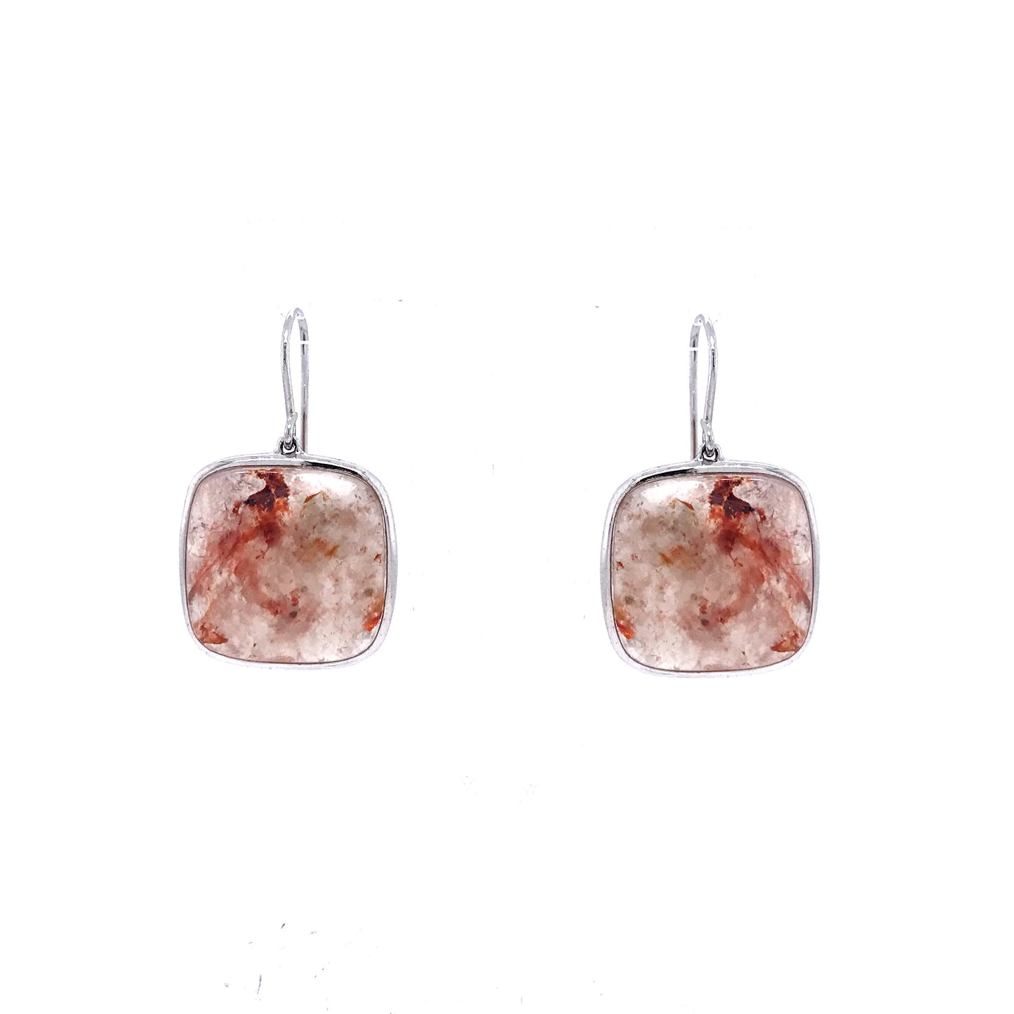 Sterling Silver Square Earrings - HK Jewels