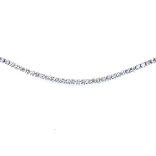 Sterling Silver Tennis Bracelet - HK Jewels