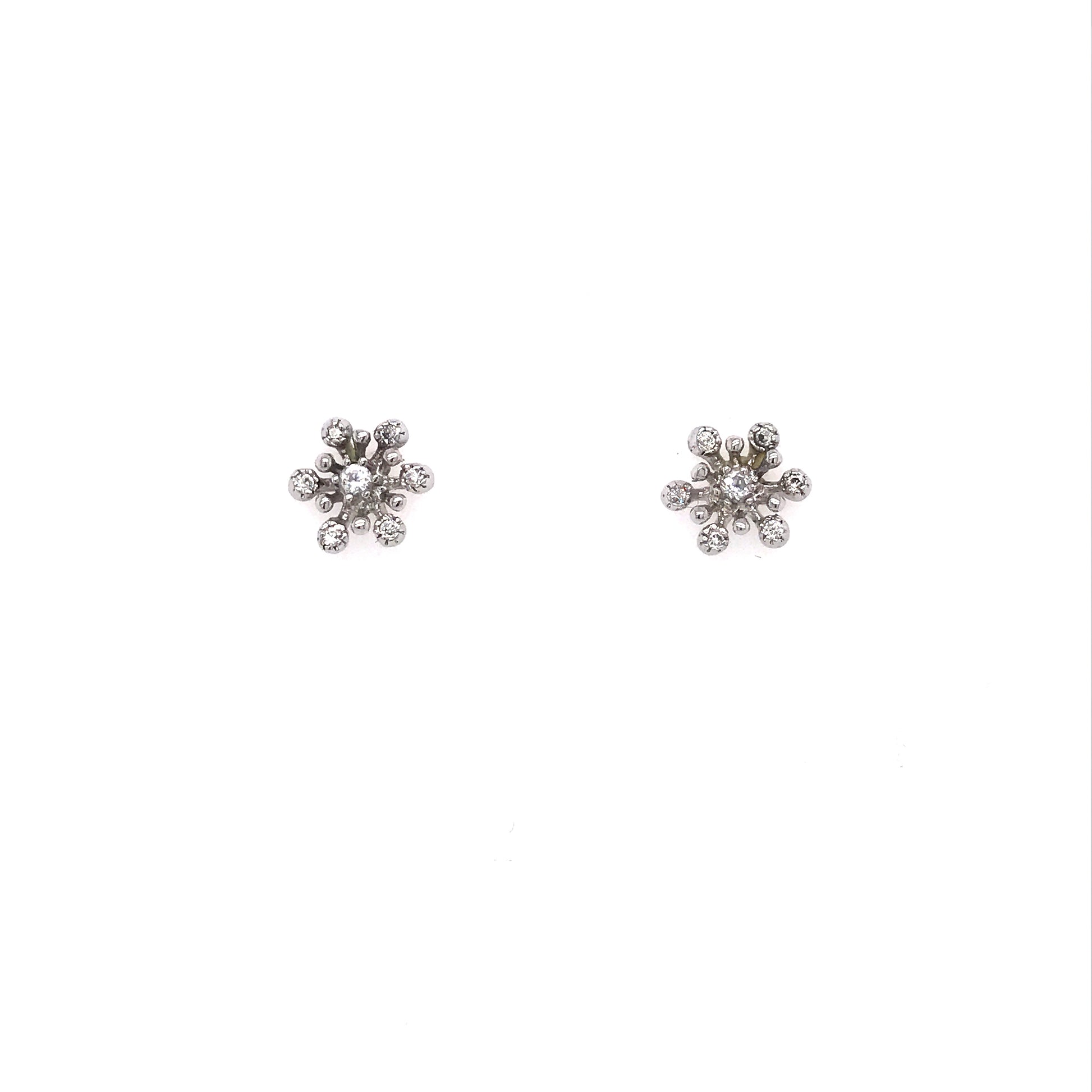 Sterling Silver Stud Earrings - HK Jewels