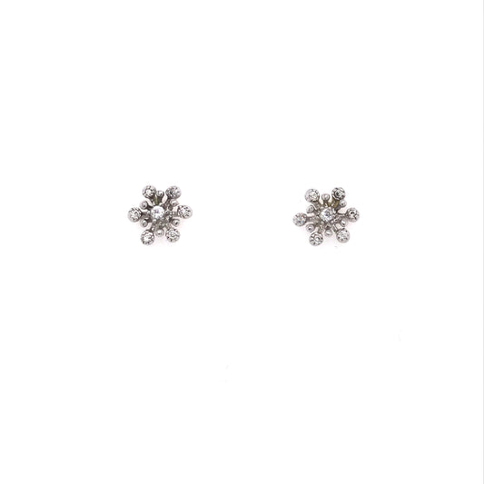 Sterling Silver Stud Earrings - HK Jewels