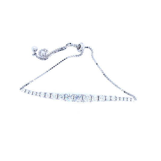 Sterling Silver Tennis Bracelet - HK Jewels