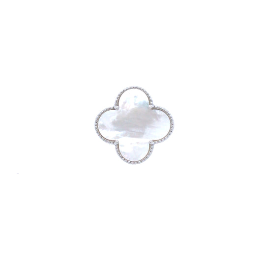 Sterling Silver Clover Ring - HK Jewels
