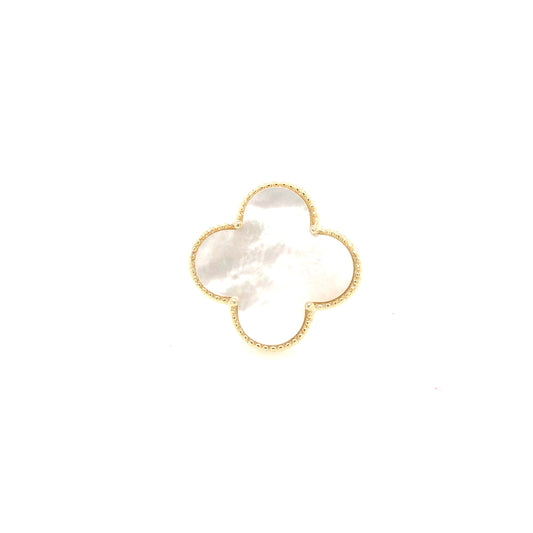 Sterling Silver Clover Ring - HK Jewels