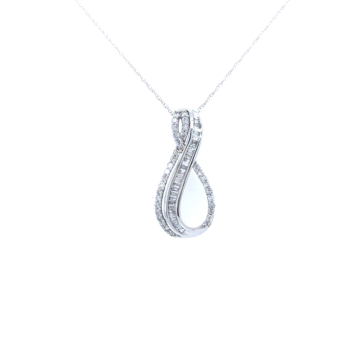 White Gold Pendant - HK Jewels
