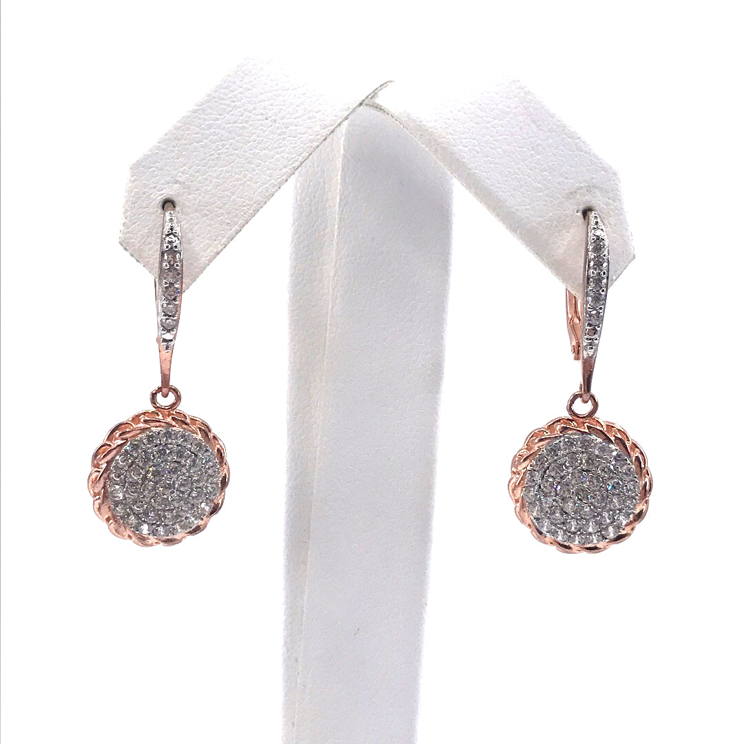 Sterling Silver Circle Earrings - HK Jewels