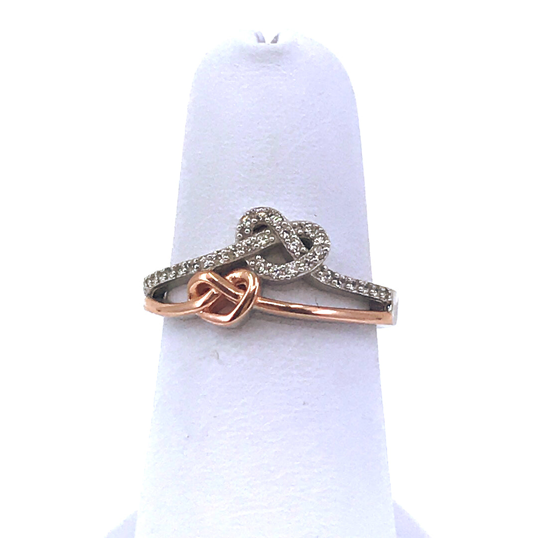 Sterling Silver Knot Ring - HK Jewels