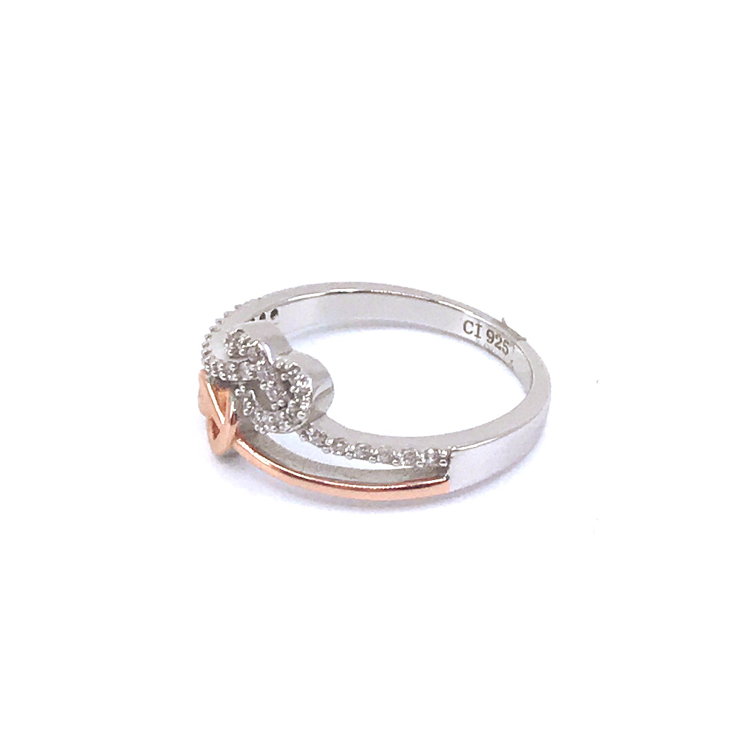 Sterling Silver Knot Ring - HK Jewels