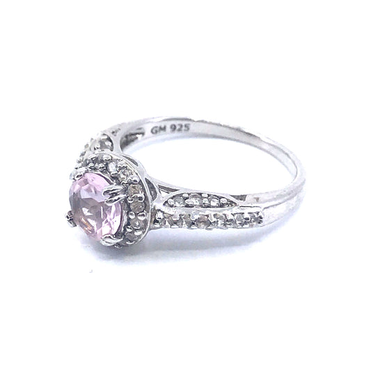 Sterling Silver Stone Ring - HK Jewels