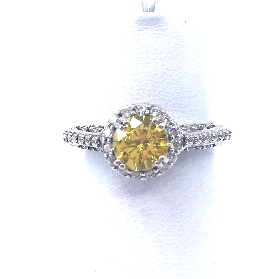 Sterling Silver Stone Ring - HK Jewels