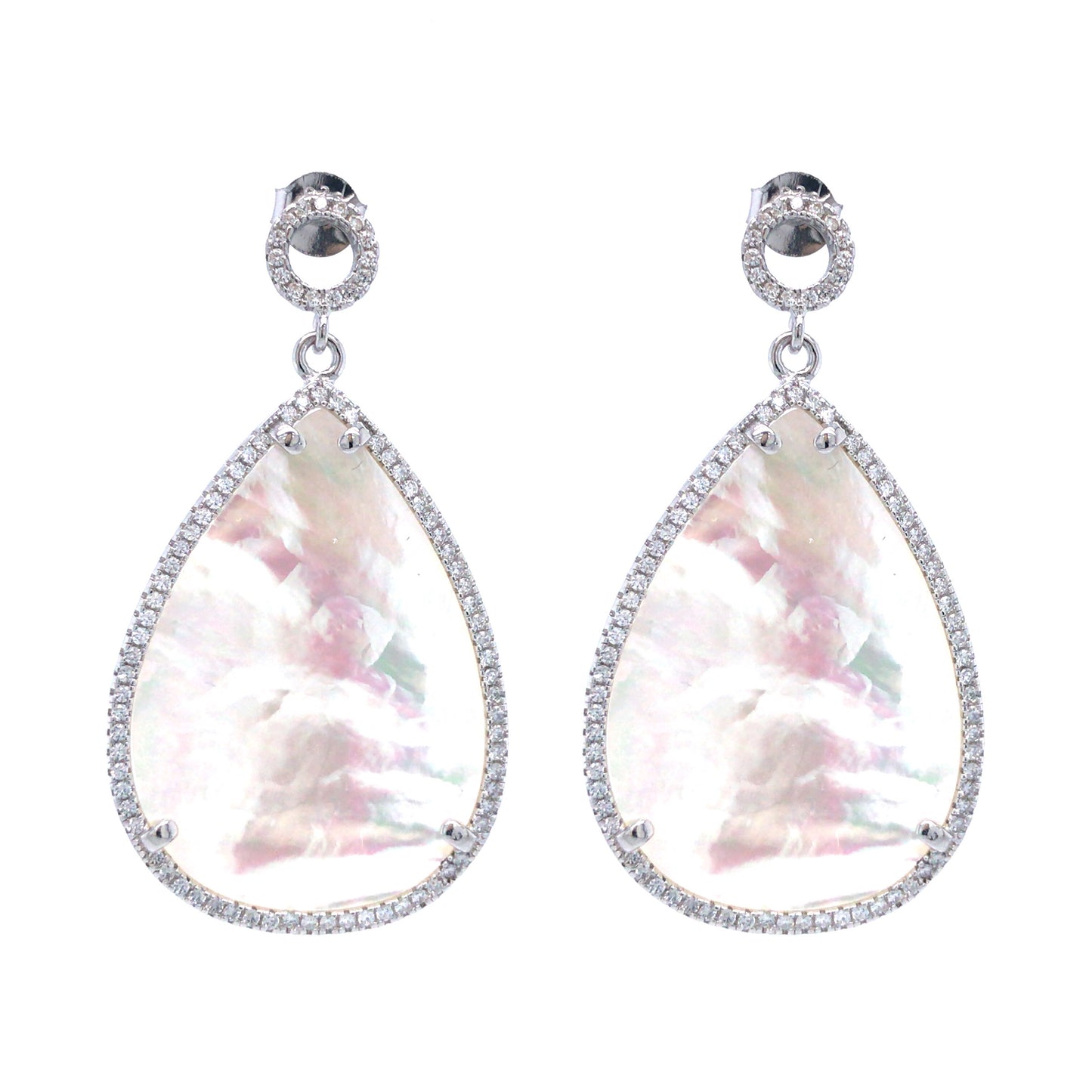 Sterling Silver Teardrop Earrings - HK Jewels