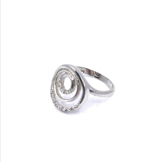 Sterling Silver Circle Ring - HK Jewels