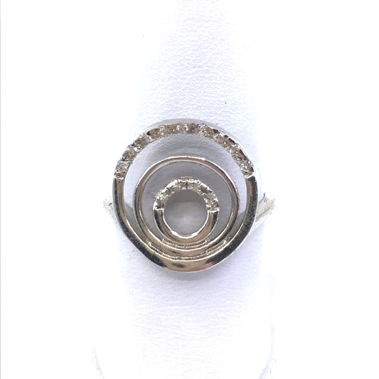 Sterling Silver Circle Ring - HK Jewels