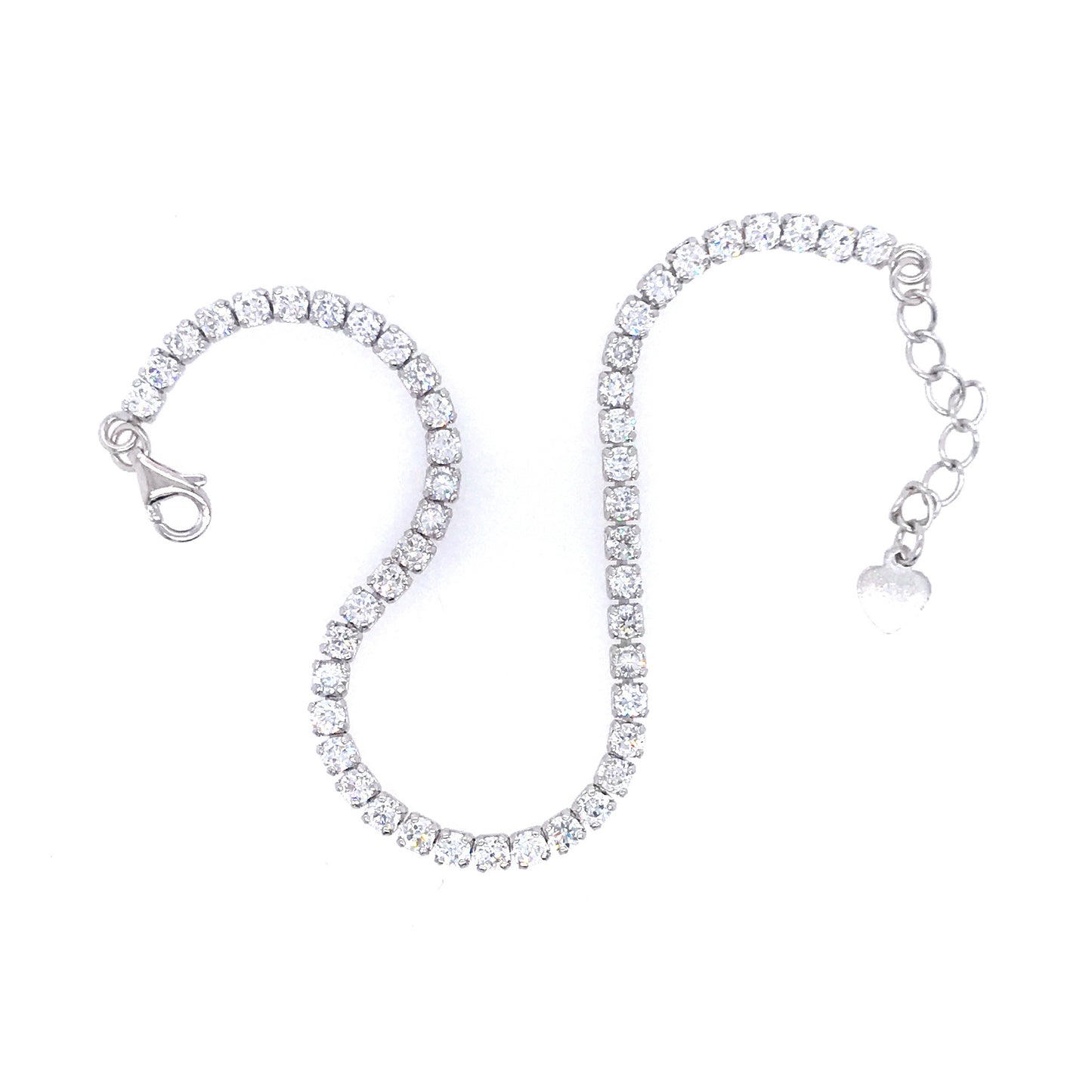 Sterling Silver Tennis Bracelet - HK Jewels