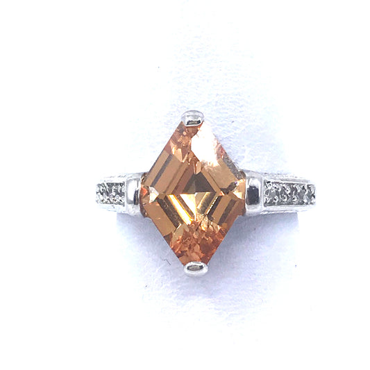 Sterling Silver Stone Ring - HK Jewels