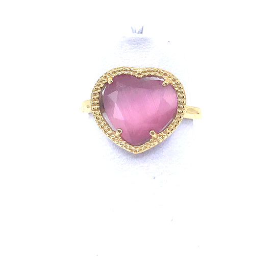 Sterling Silver Heart Ring - HK Jewels