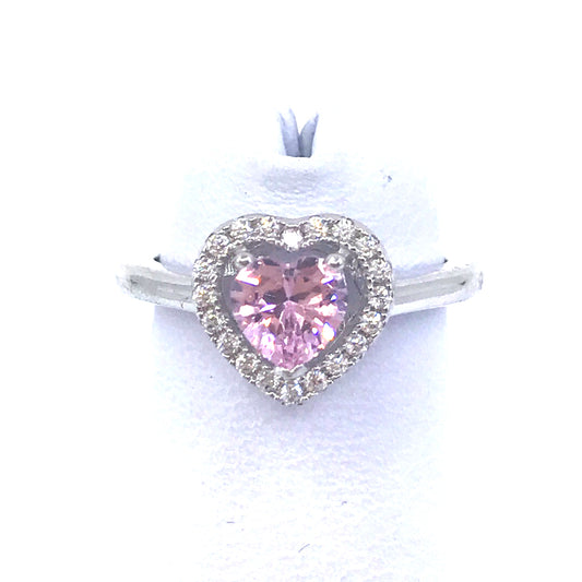 Sterling Silver Heart Ring - HK Jewels