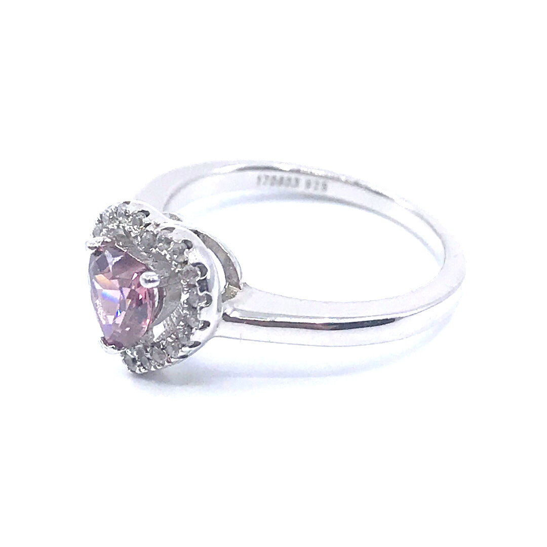 Sterling Silver Heart Ring - HK Jewels