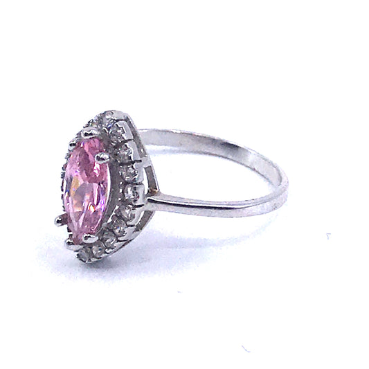 Sterling Silver Stone Ring - HK Jewels