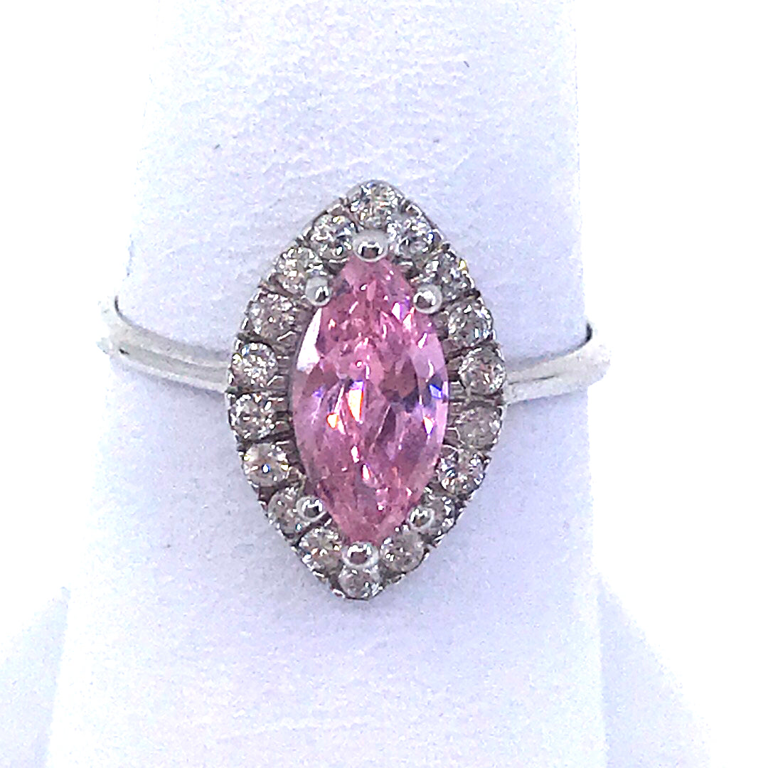 Sterling Silver Stone Ring - HK Jewels
