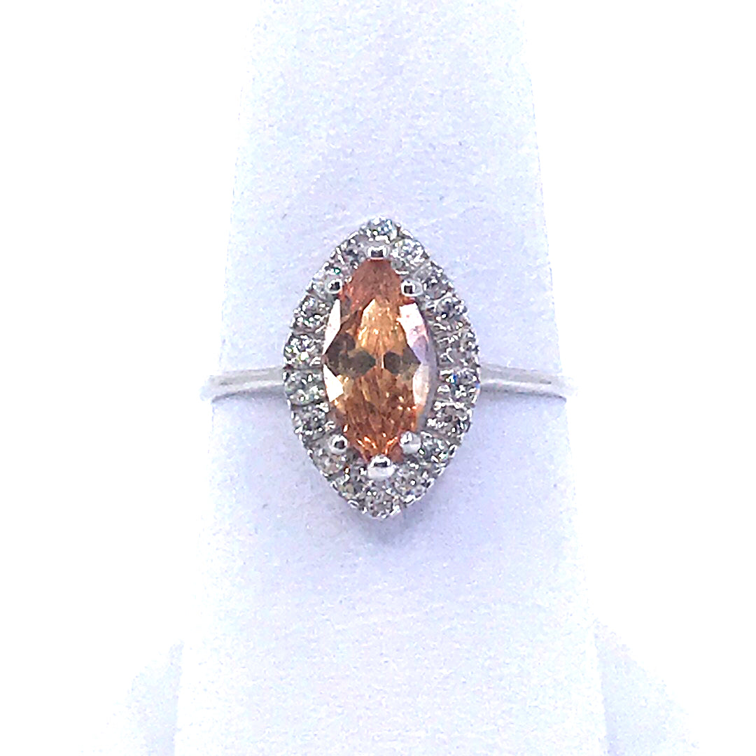 Sterling Silver Stone Ring - HK Jewels