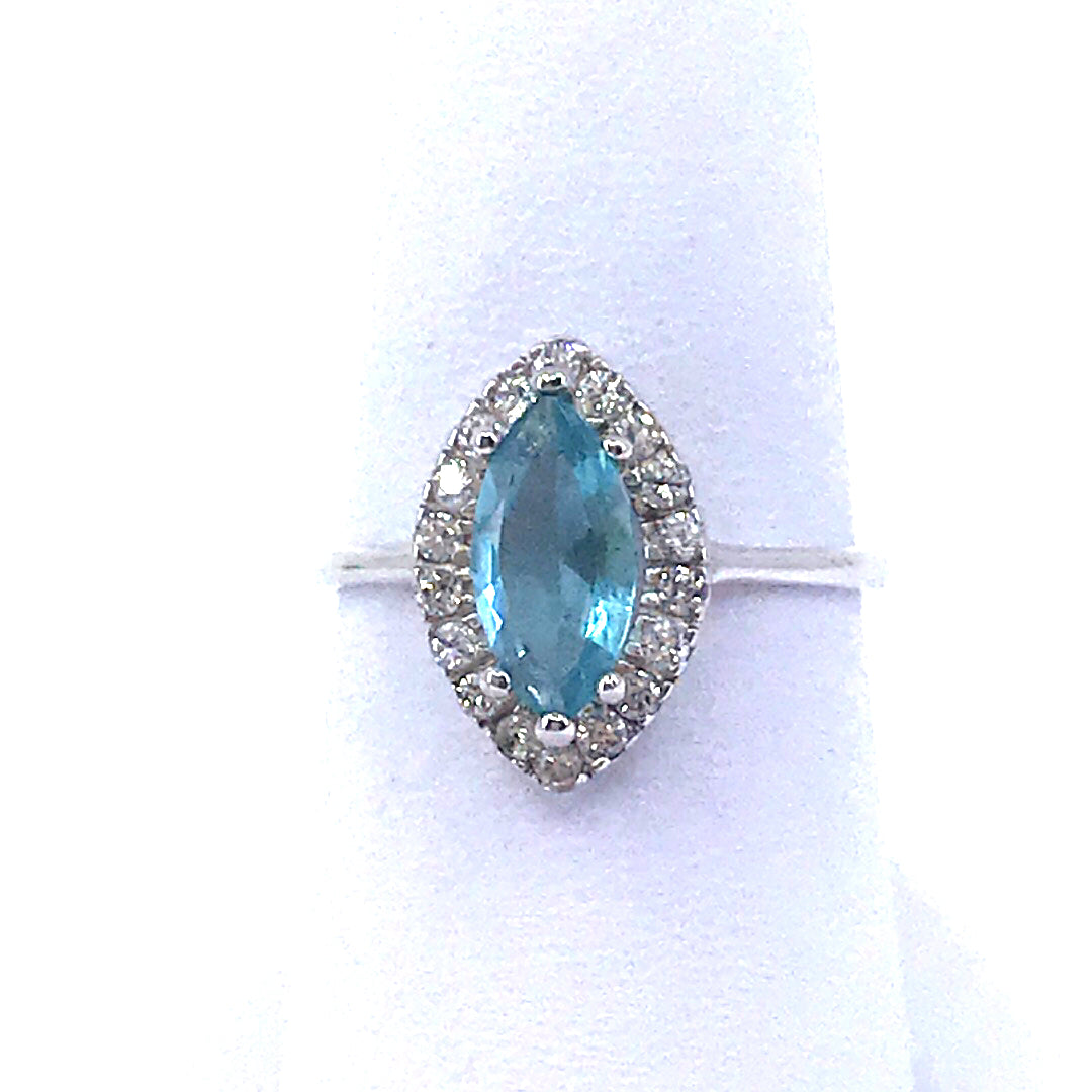 Sterling Silver Stone Ring - HK Jewels