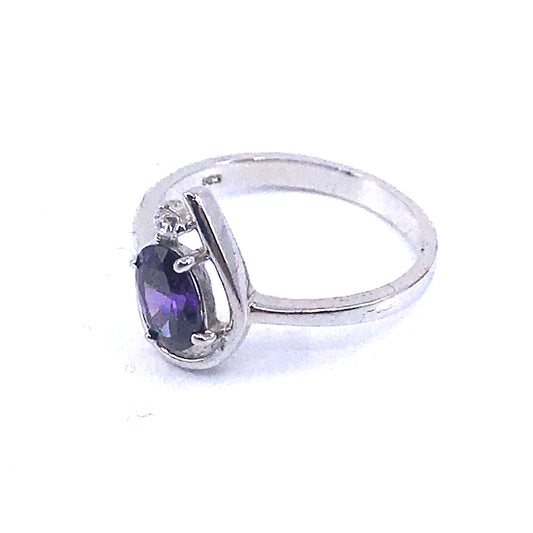Sterling Silver Teardrop Ring - HK Jewels
