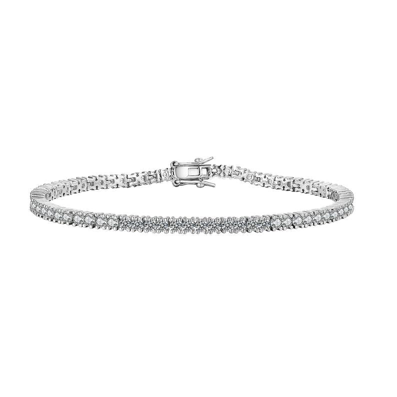 Sterling Silver Tennis Bracelet - HK Jewels