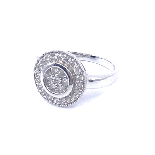 Sterling Silver Circle Ring - HK Jewels