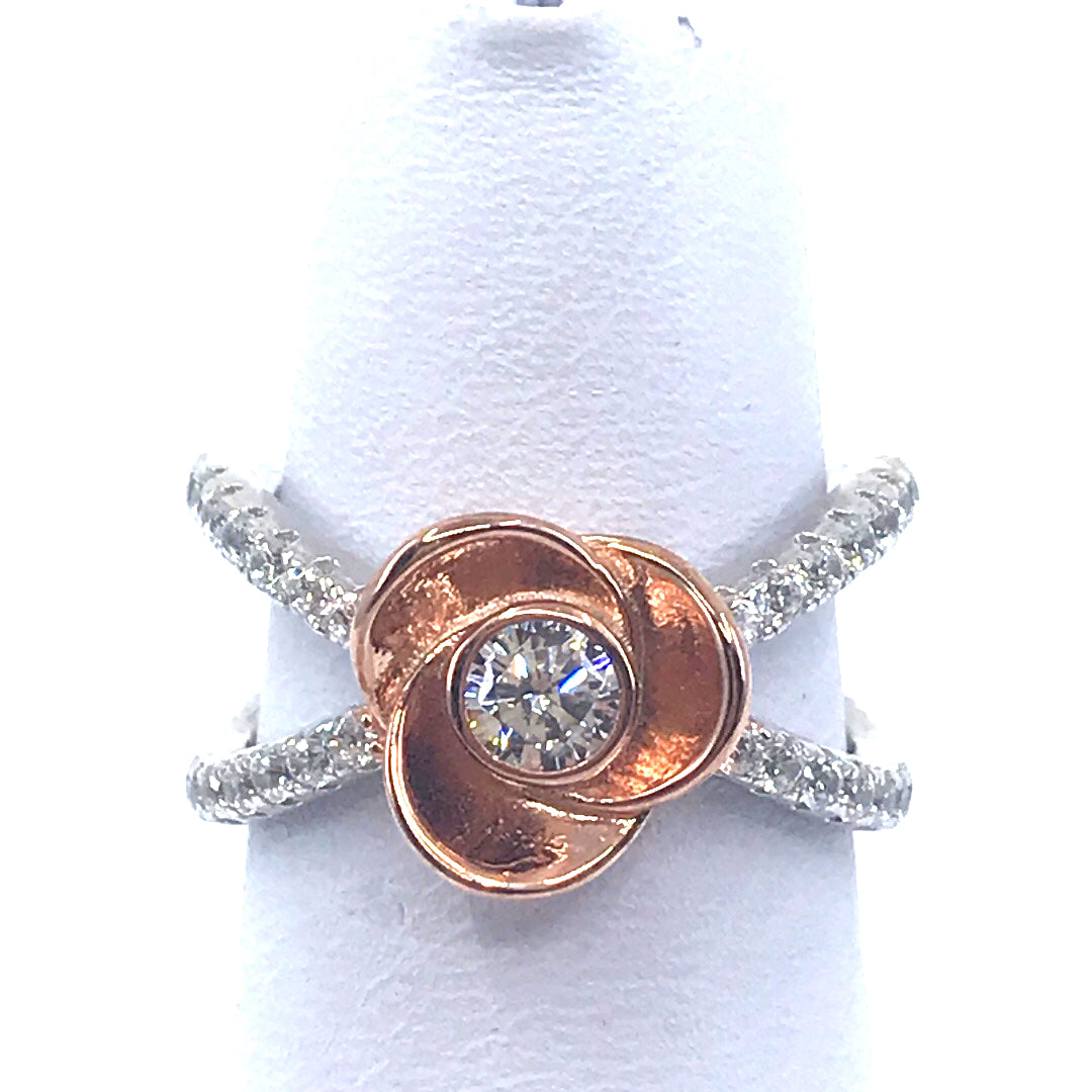 Sterling Silver Flower Ring - HK Jewels