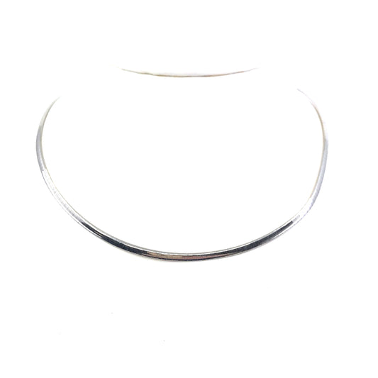 Gold Reversable Omega Chain - HK Jewels