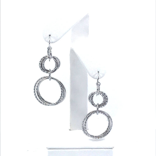 Gold Circle Earrings - HK Jewels