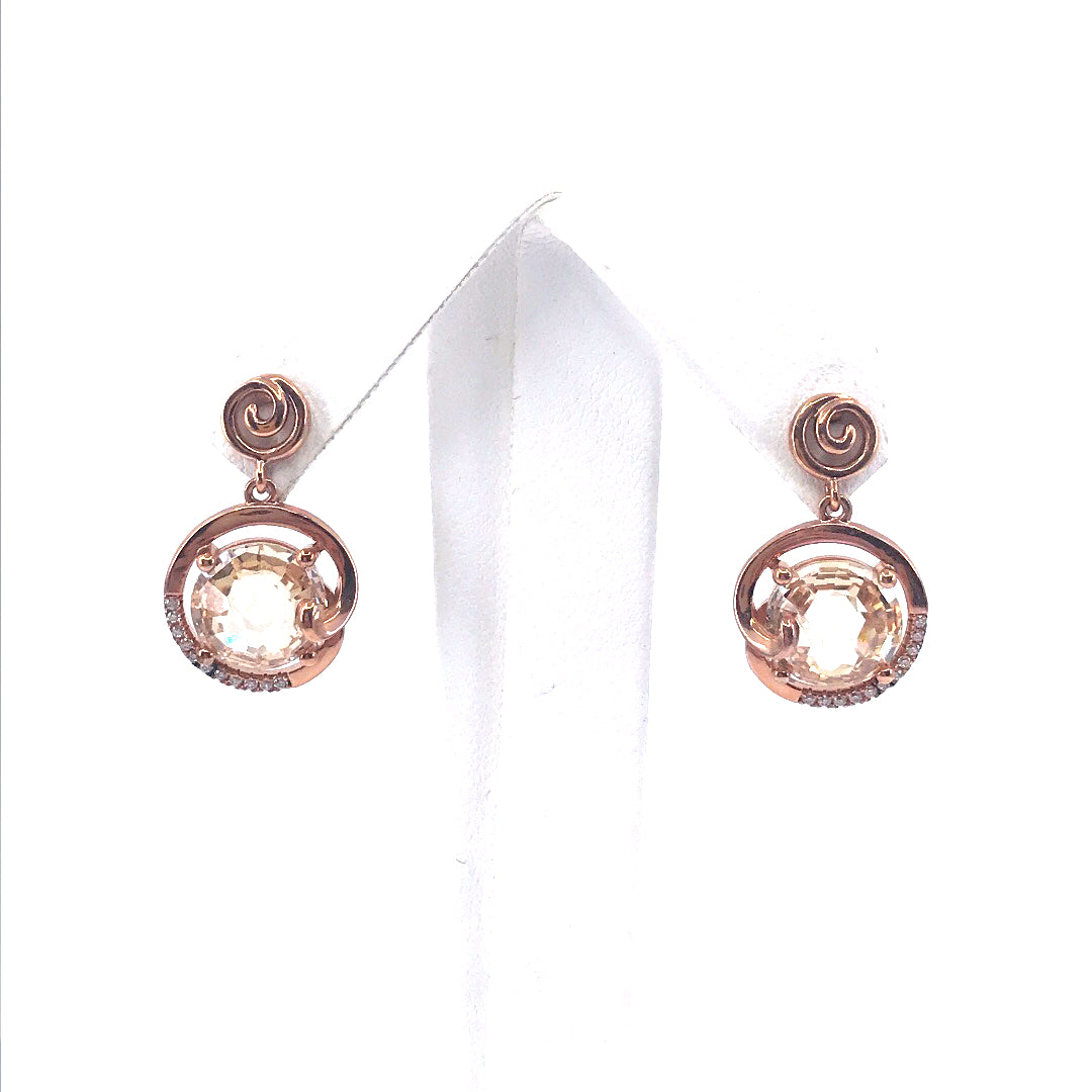 Sterling Silver Circle Earrings - HK Jewels