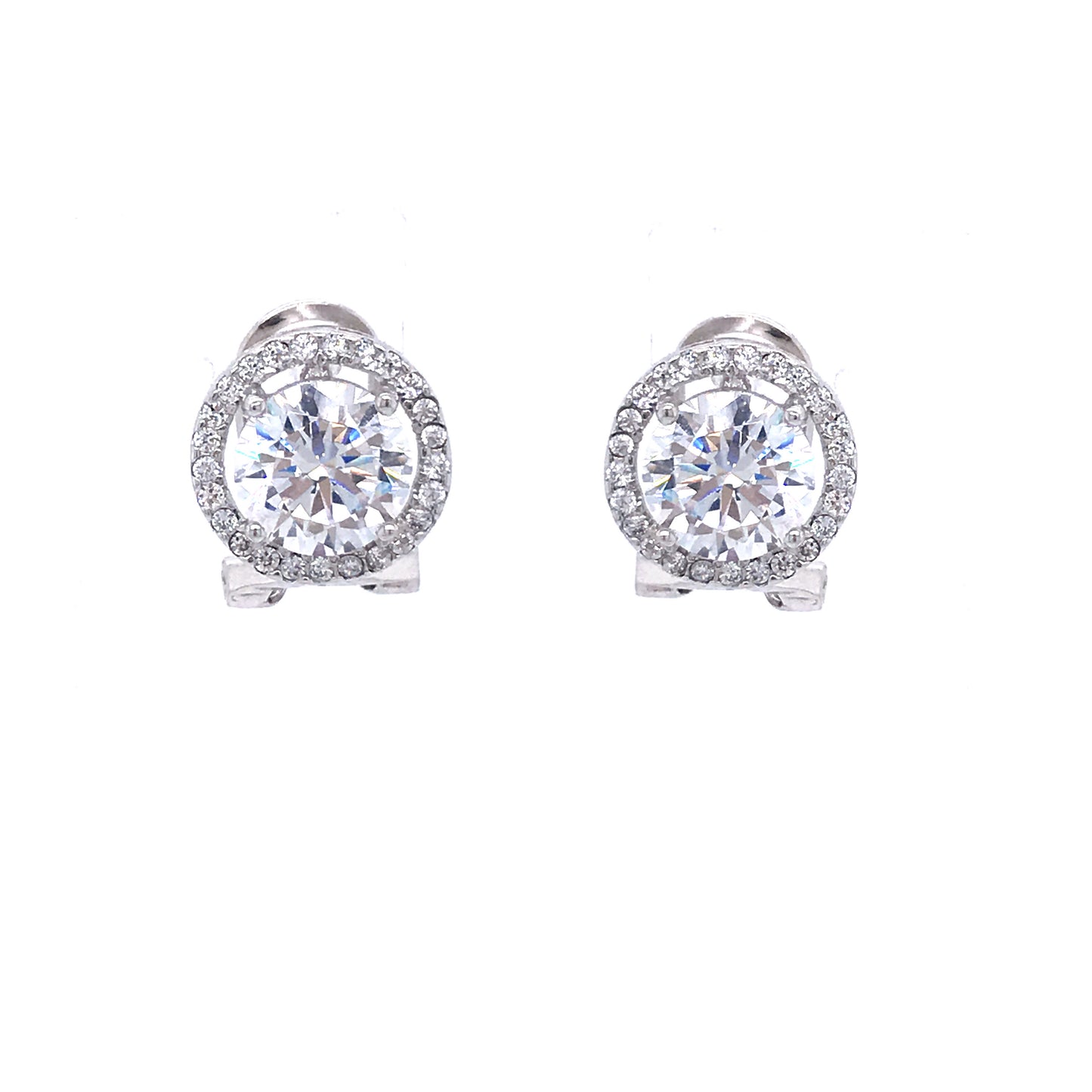 Sterling Silver CZ Studs - HK Jewels