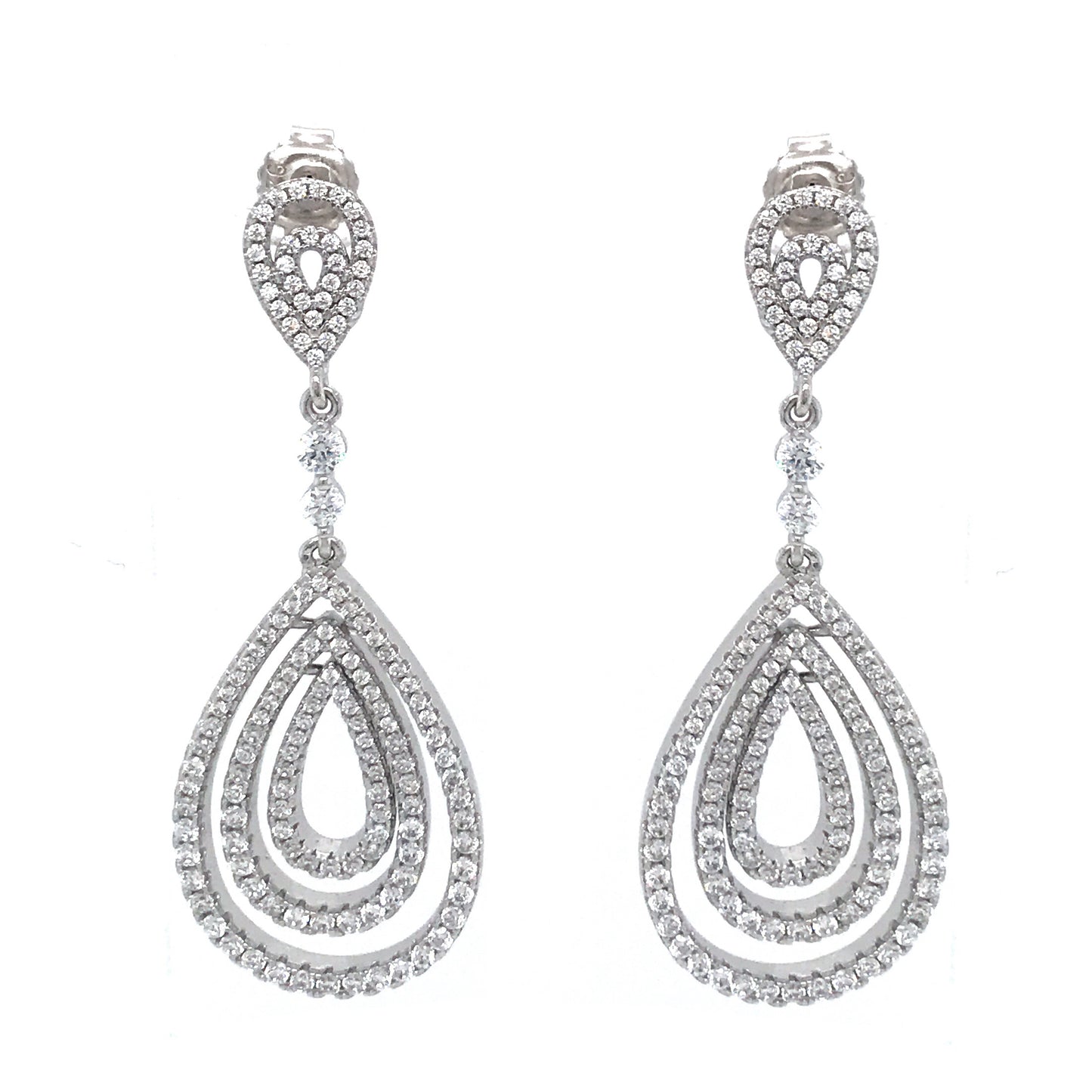 Double Teardrop Earring - HK Jewels