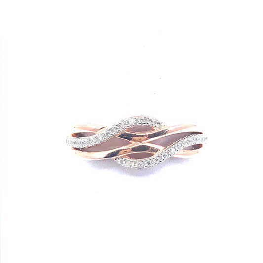 Sterling Silver Twisted Ring - HK Jewels