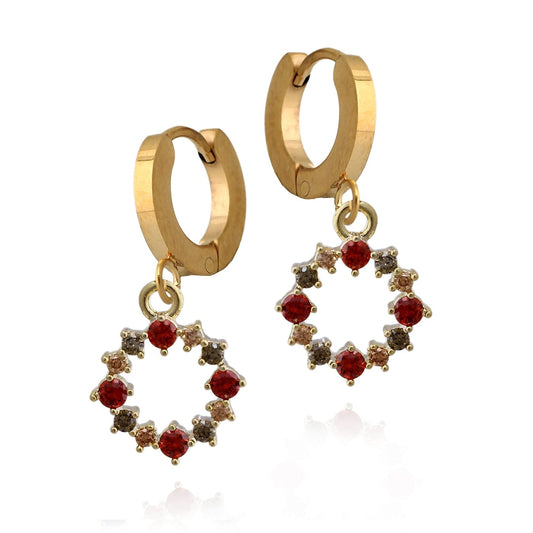 Surgical Steel Circle Earrings - HK Jewels