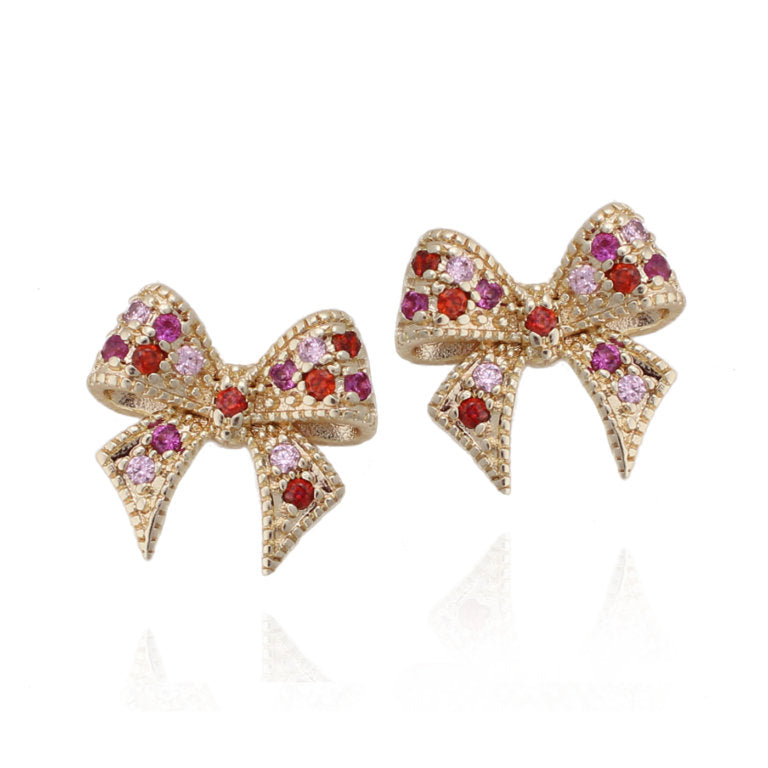Surgical Steel Bow Studs - HK Jewels