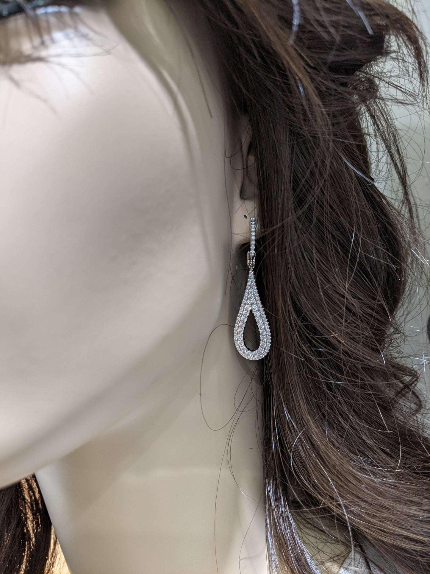 Sterling Silver Teardrop Earrings - HK Jewels
